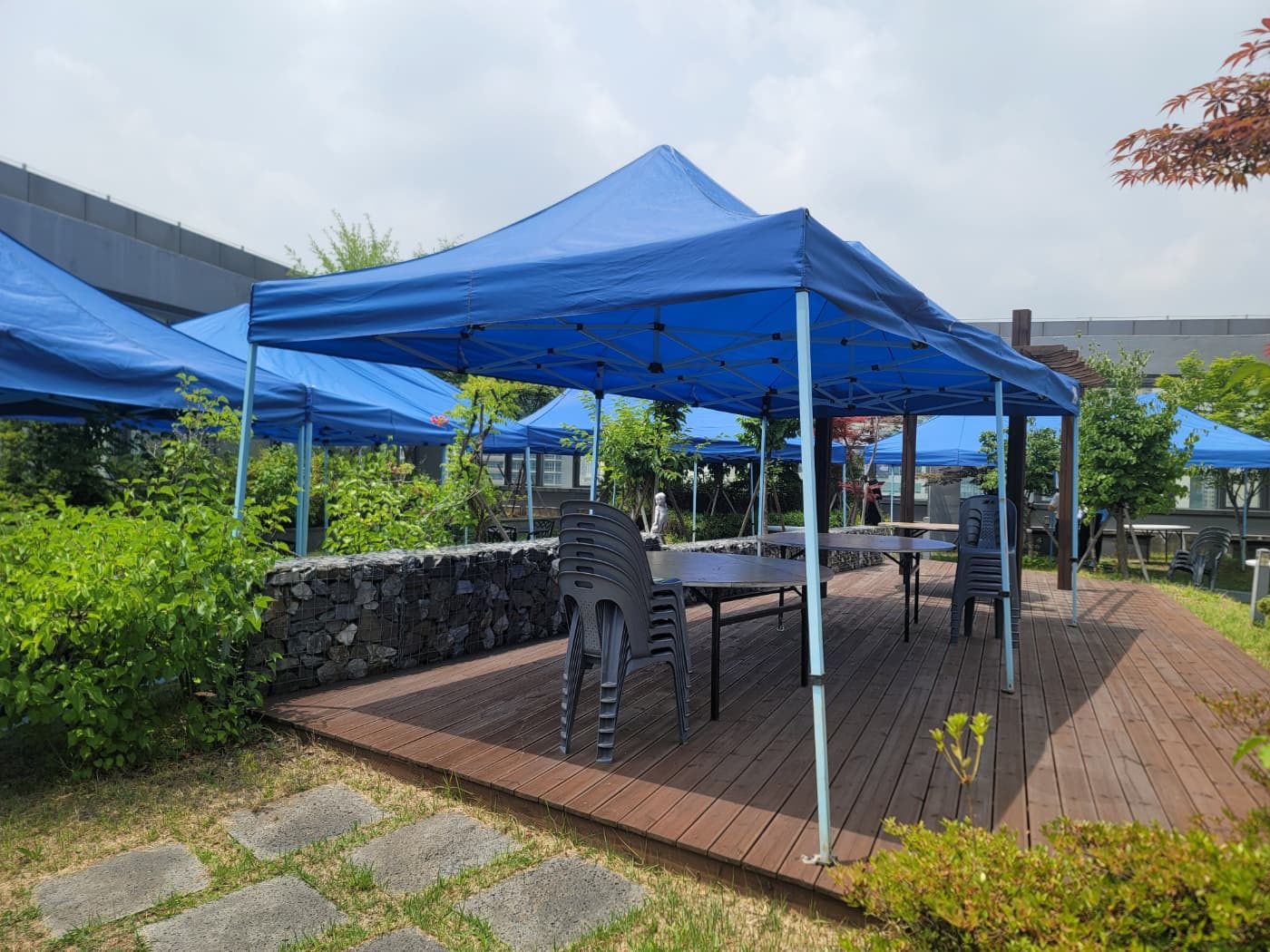 옥상 6m x 3m 케노피 천막